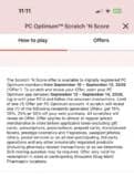 PC Optimum Scratch 'N Score 15-30% off regular price at SDM Sept 13-14